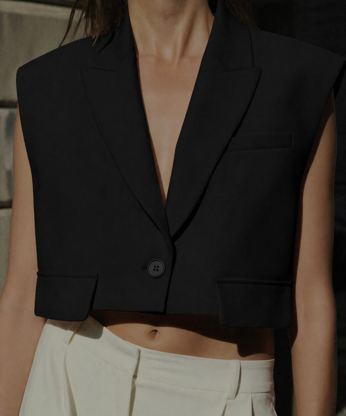 Cropped Vest Tailoring